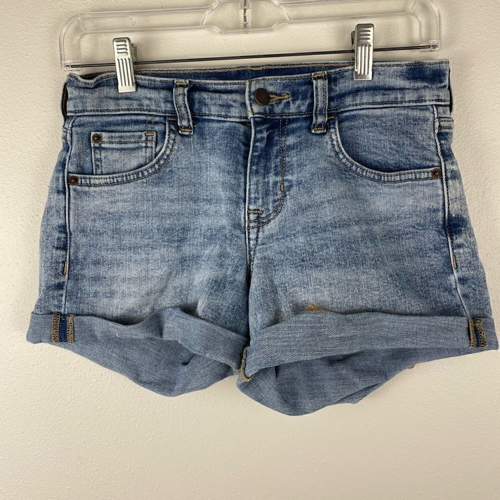Old Navy Boyfriend Stretch Fit Denim Shorts Size 0 EUC